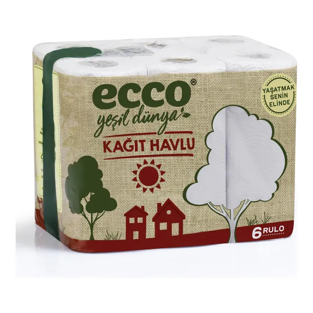 Ecco Yeşil Dünya Havlu 6'lı