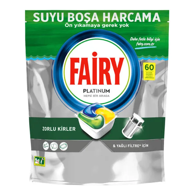 Fairy Platinum Bulaşık Makinesi Kapsülü 60'lı
