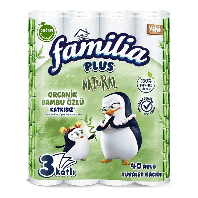 Familia Plus Natural Tuvalet Kağıdı 40'lı