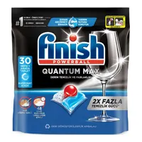 Finish Quantum Max Karbonat Etkili Bulaşık Makinesi Tableti 30'lu