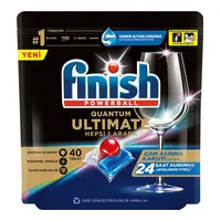 Finish Quantum Ultimate Hepsi 1 Arada Bulaşık Makinesi Tableti 40'lı