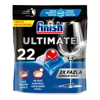 Finish Ultimate Hepsi 1 Arada Bulaşık Makinesi Tableti 22'li