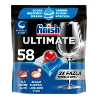 Finish Ultimate Hepsi 1 Arada Bulaşık Makinesi Tableti 58'li
