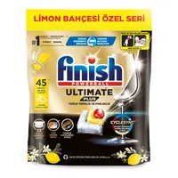 Finish Ultimate Plus Limon Bahçesi Özel Seri Bulaşık Makinesi Tableti 45'li