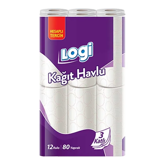 Logi Kağıt Havlu 3 Katlı 12'li