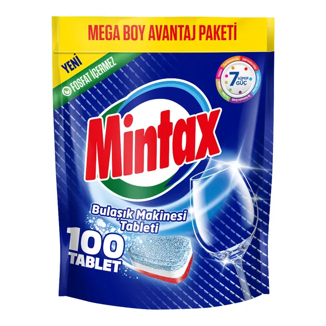 Mintax Bulaşık Makinesi Tableti 100'lü
