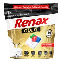 Renax Gold Bulaşık Makinesi Kapsülü 30'lu