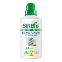 Sır Bio Bitkisel Özlü Bulaşık Makinesi Jel Deterjanı Beyaz Sirke Katkılı 1000 ml