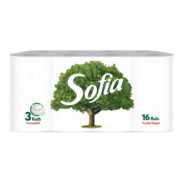 Sofia Tuvalet Kağıdı 16'lı (beyaz paket)