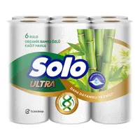 Solo Ultra Organik Bambu Özlü Havlu 6'lı