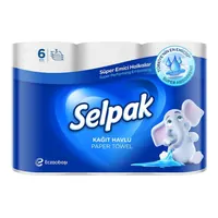 Selpak 3 Katlı Kağıt Havlu 6'lı