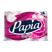 Papia Egzotik 3 Katlı Tuvalet Kağıdı 12'li