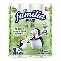 Familia Plus Natural 3 Katlı Tuvalet Kağıdı 40'lı