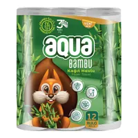Aqua Bambu 3 Katlı Kağıt Havlu 12'li