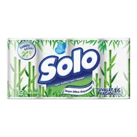 Solo Bambu Katkılı 2 Katlı Tuvalet Kağıdı 16'lı