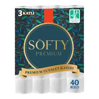 Softy Bambu Katkılı 3 Katlı Tuvalet Kağıdı 40'lı