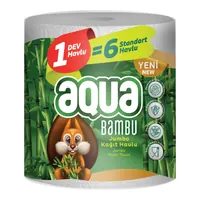 Aqua Bambu Jumbo Kağıt Havlu 1=6