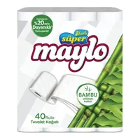 Maylo Bambu 3 Katlı Tuvalet Kağıdı 40'lı