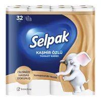 Selpak Kaşmir Özlü 3 Katlı Tuvalet Kağıdı 32'li