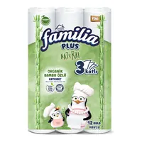 Familia Havlu Plus Natural 3 Katlı 12'li